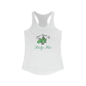 GreenThumb Women's "Dirty Hoe" Racerback Tank