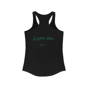 GreenThumb Women's "Dirty Hoe" Racerback Tank